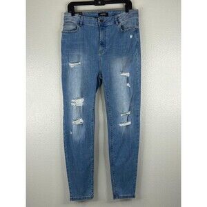 American Bazi Women Size 15 Jeans High Rise Skinny Distressed NWT